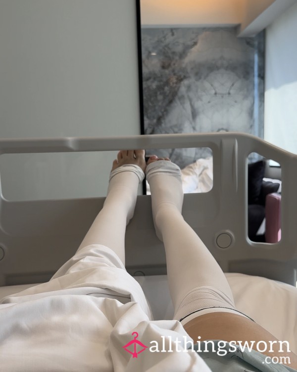 Compression Socks Worn During Surgery