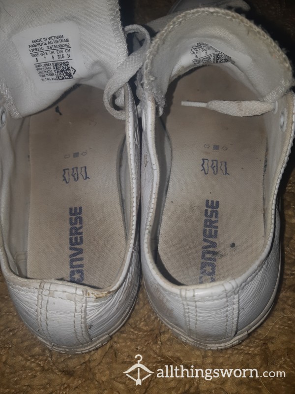 Converse Size 5 Worn Barefoot