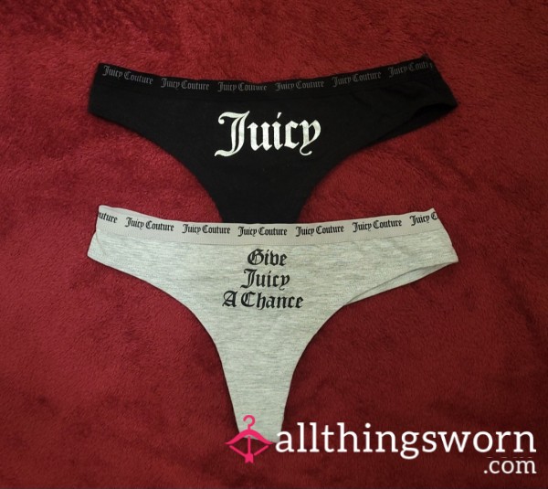 Cotton Juicy Couture Thong