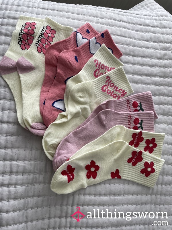 Cotton Pattern Socks 🧦