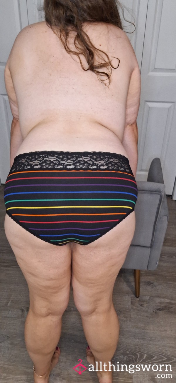 Cotton Rainbow Stripe Panty