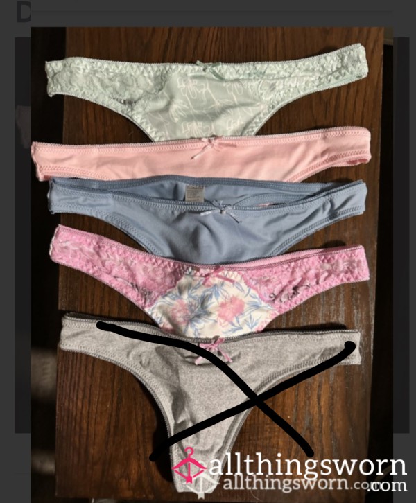 Cotton Thong Panty Comes With Up To Seven Day Where Pick Your Pair