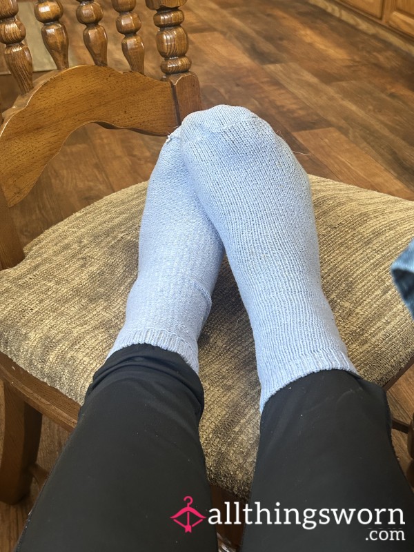 Cozy Blue Socks