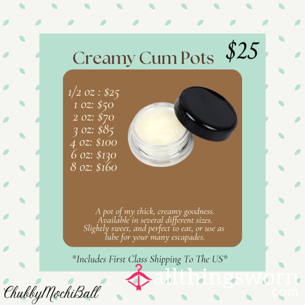 BBW Thick And Creamy Sweet C*m Pots