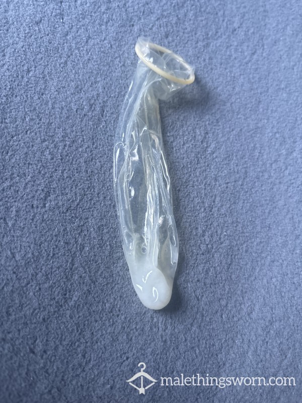 C*m Filled Condom With Video