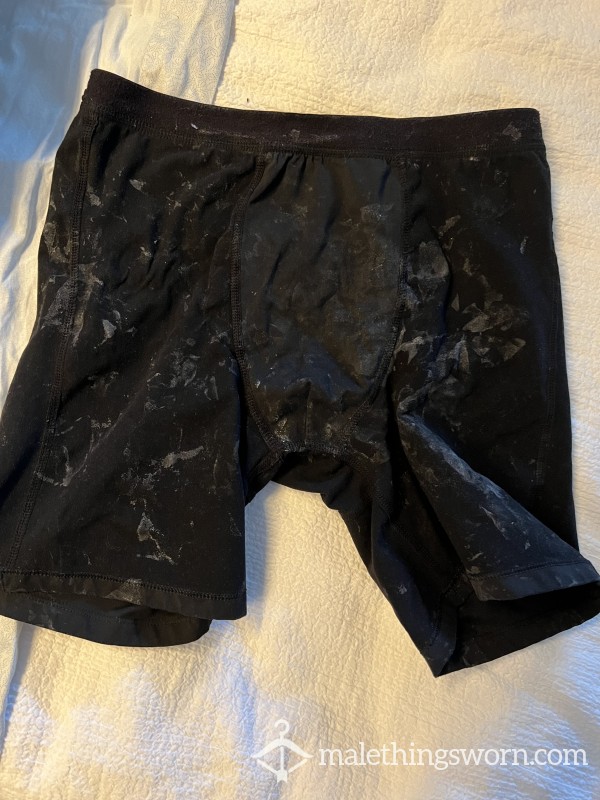 C*m Rag - Black Compression Gym Shorts