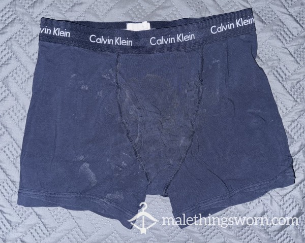 C*m Rag Boxer Briefs, Navy Calvin Klein