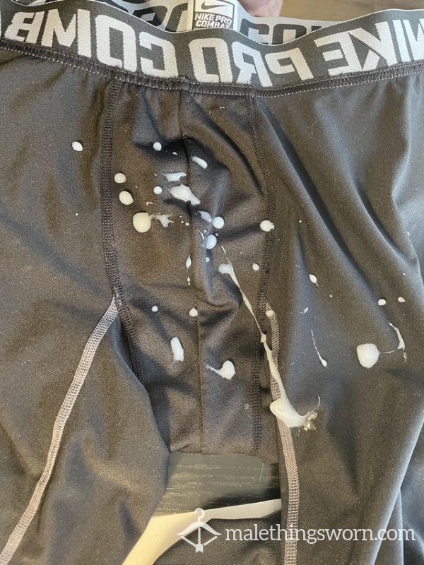 C*m Spray Nike Pro Compression Shorts