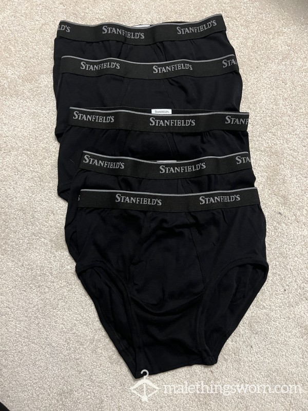 Custom Black Briefs