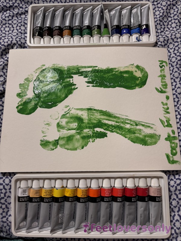 Custom Foot Paintings