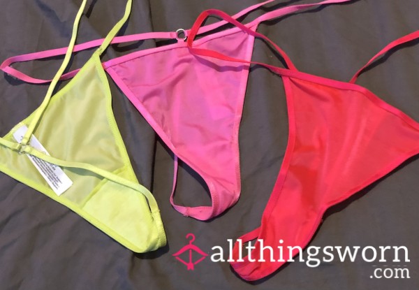 Custom Wear Neon Thongs, Colour