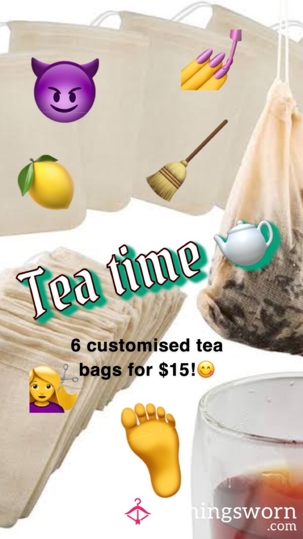 Customised Fetish Tea Bags 😈