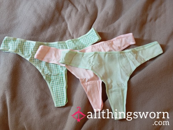Cute Cotton Thongs