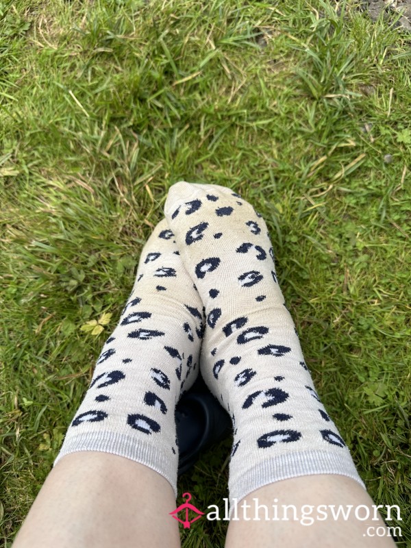 Cute Feet, Dirty Socks, Well Used, Well Loved. Size 4 Feet.