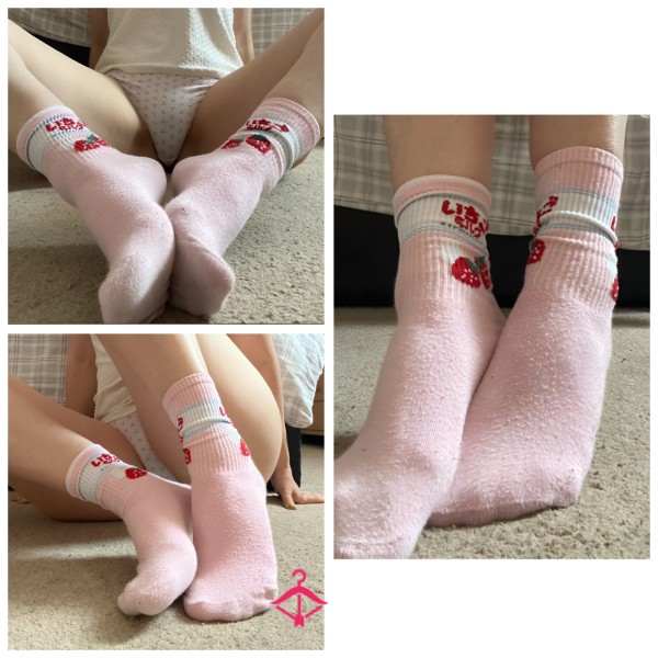 Cute Japanese Strawberry Cotton Ankle Socks