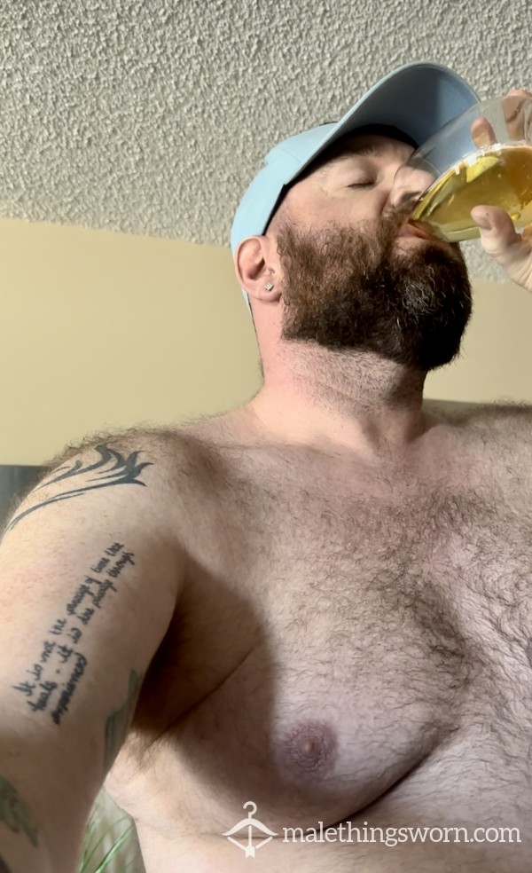 Daddy Pi*sing In Dirty Jock (for Sale) And Drinking Out Of Gla**