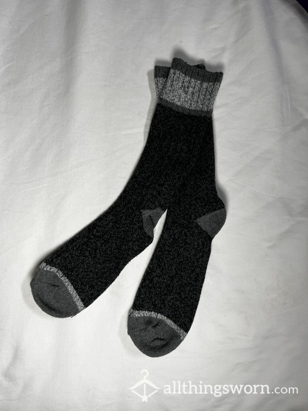 New Dark Boot Socks