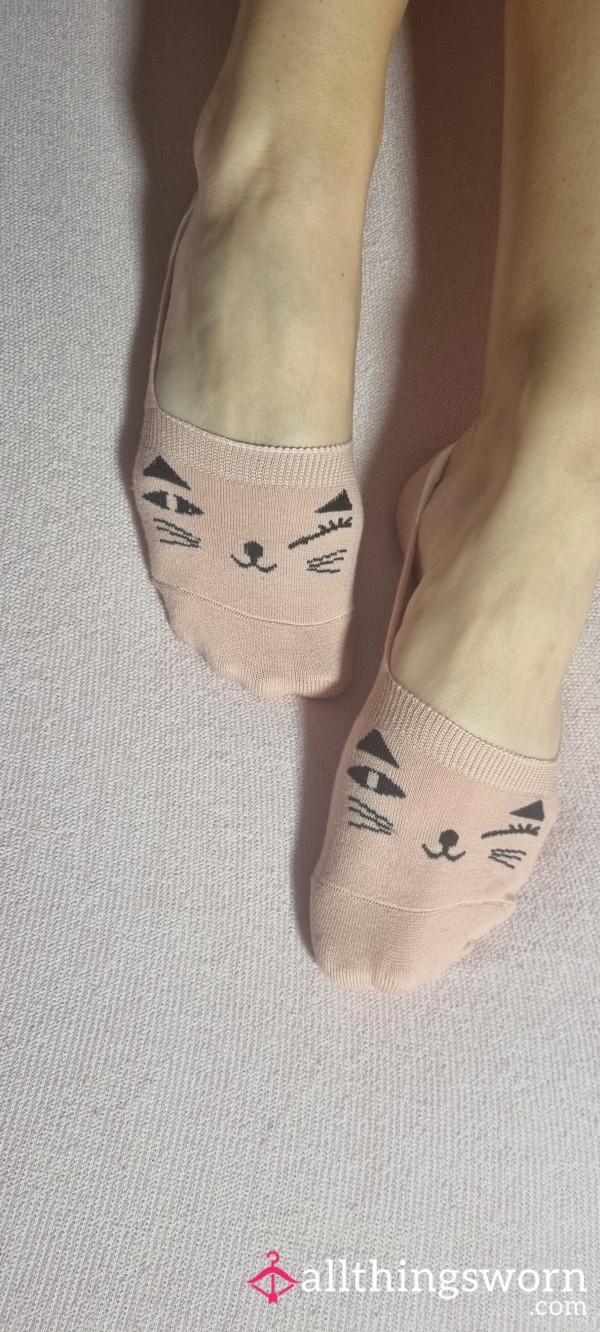 Dark Pink Socks - Worn For 2 Days 💕
