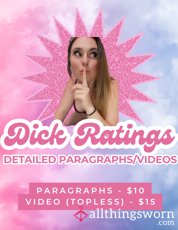 Detailed D*ck Ratings