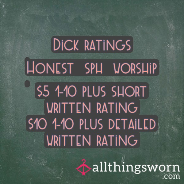 D*ck Ratings!