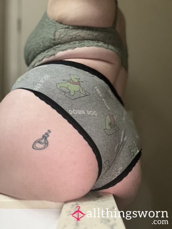 Dinosaur Yoga Cheeky Panties