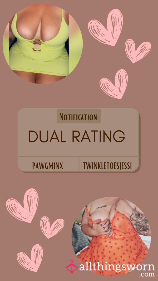 Dual Rating With Twinkletoesjessi