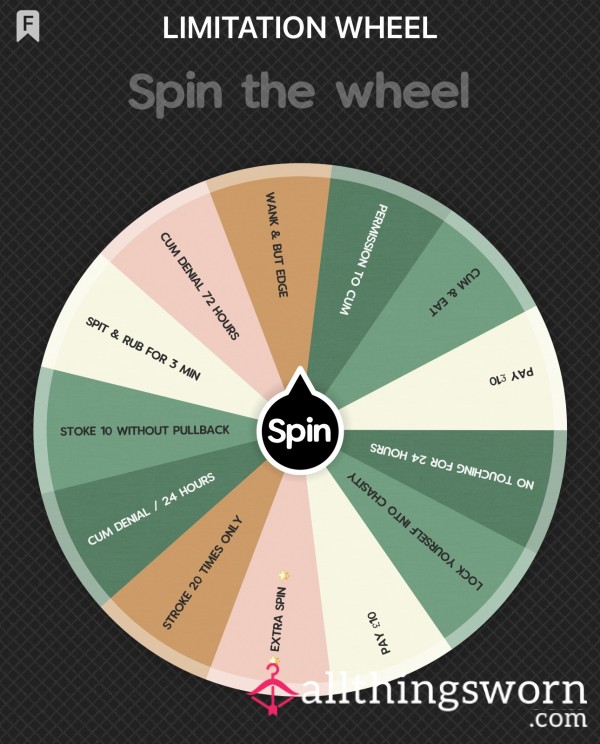 Edge WITH ME S**TING SESSION / Limitation Wheel 💦🎯 - Surrender Your Fate To The Cruelest Wheel On ATW