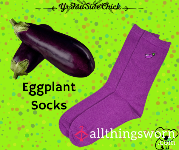 Eggplant Socks 🍆