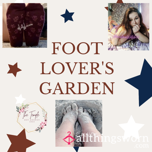Foot Lover’s Garden - Shared Feet Content With 3 Sets Of Feet!