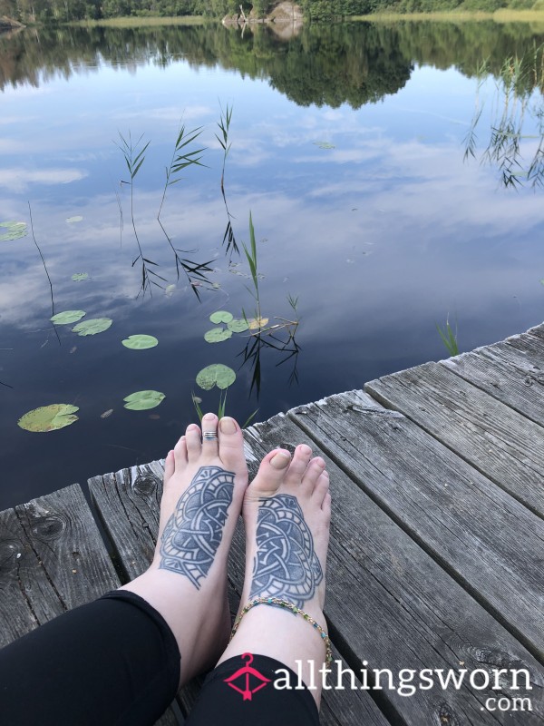 Feet By The Lake