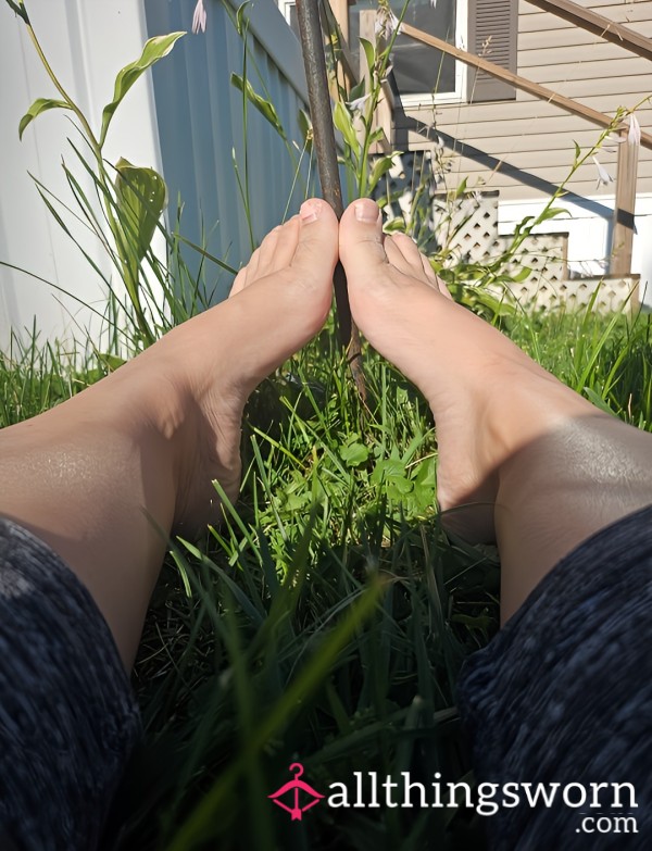 Feet In Grass
