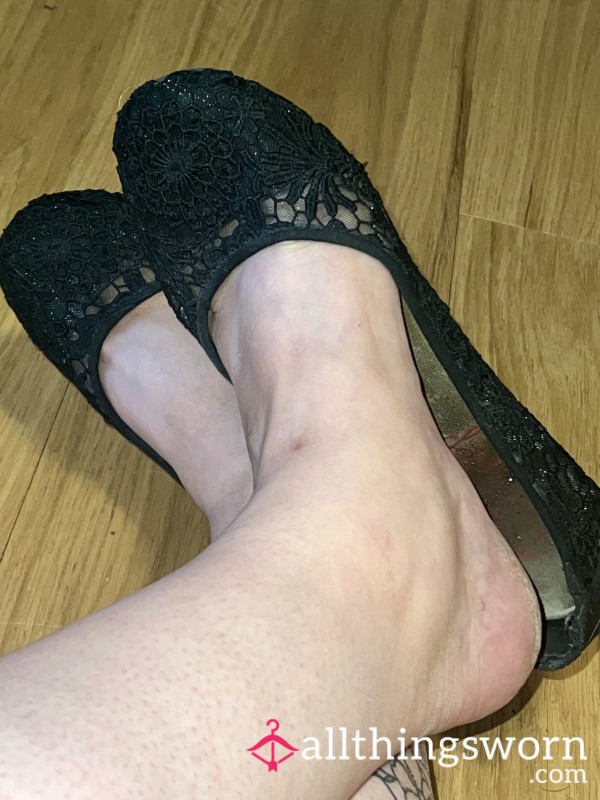 Feet Pics - Playing With My Flats