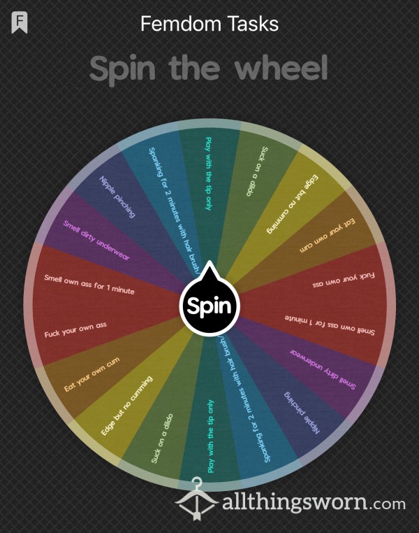 Femdom Task Wheel