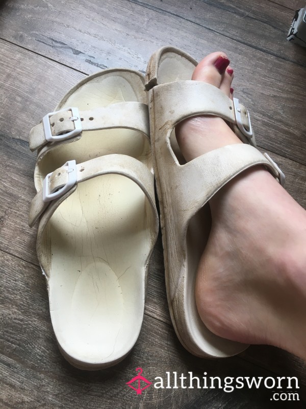 Sweat Stained 4 Year Old Daily Wear Sandals