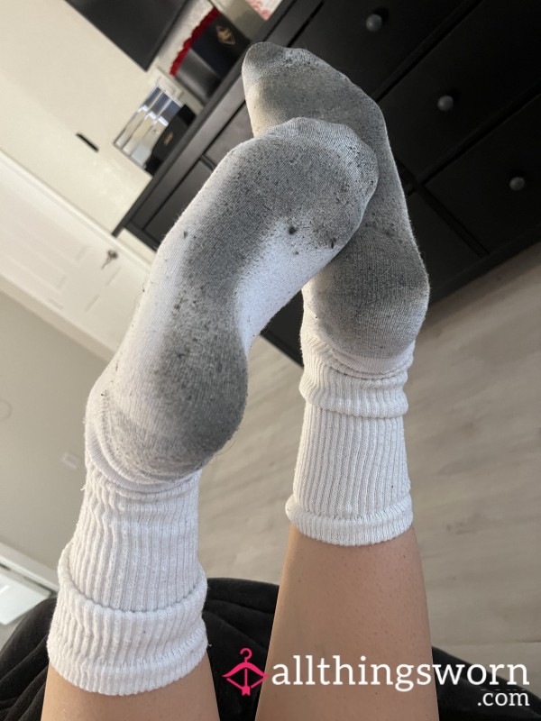 Filthy Dirty (Originally) White Socks