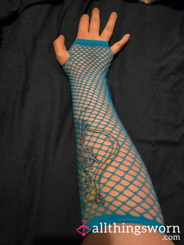 Fishnet Glove, Worn Whilst Playing