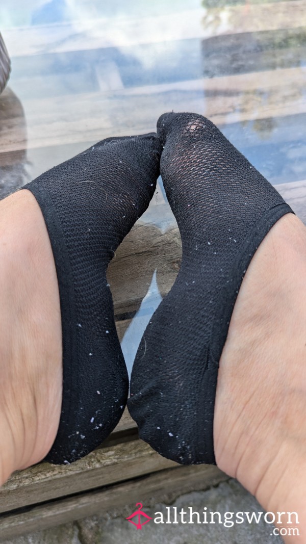 Fishnet Style Trainer Socks