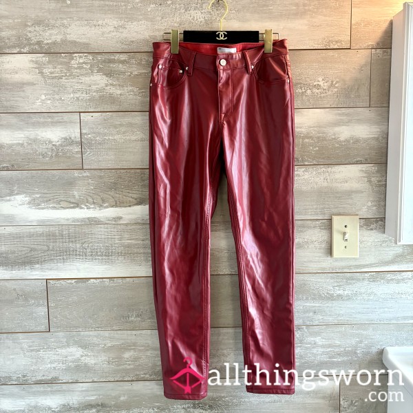 Flawed ASOS Design Leather Pants