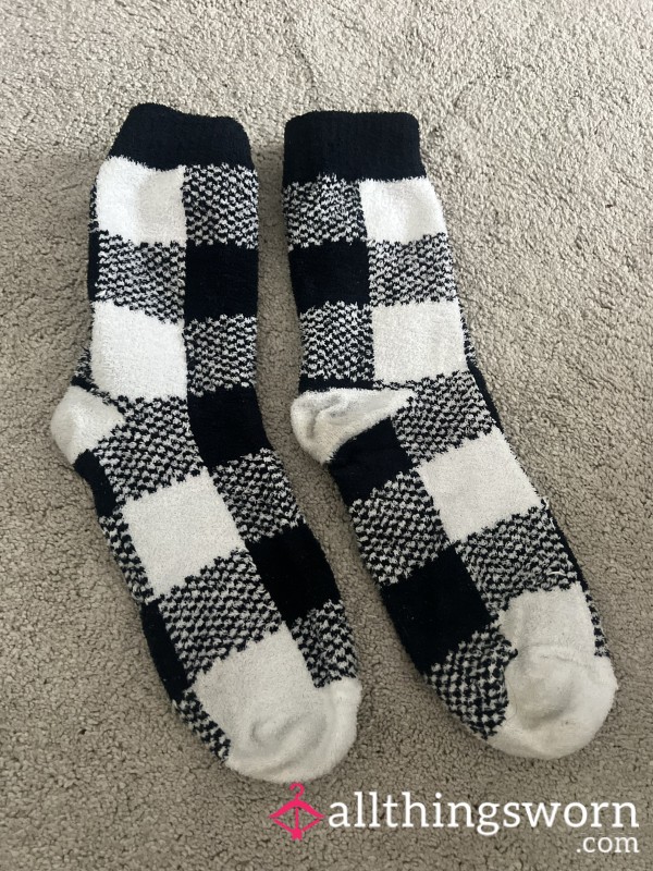 Fluffy Socks Worn