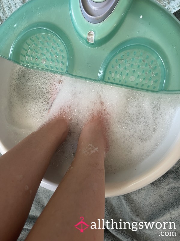 (3 Vids) Foot Bath Spa Day