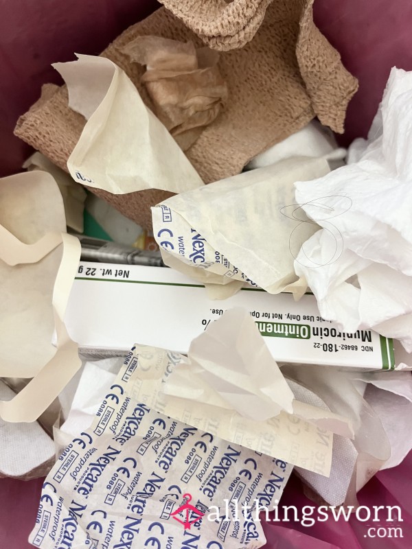 Foot Wound Care Trash