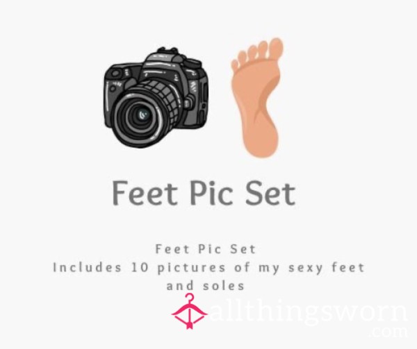 Fresh Pedicured Feet Photo Set 😍