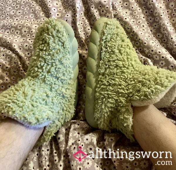 Fuzzy Bootie Slippers