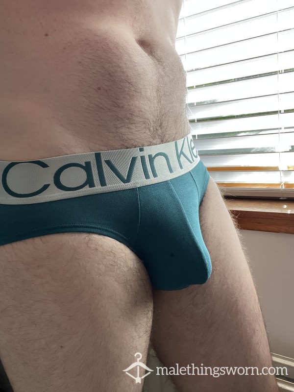 Green Calvin Klein Briefs (M)