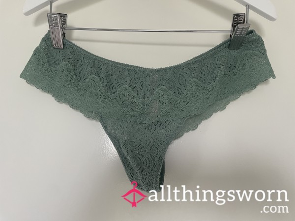 Green Lace Victoria Secret Panties