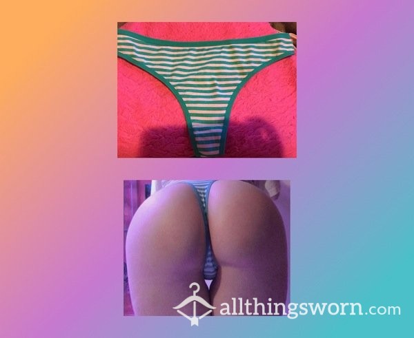 GREEN STRIPE PANTIES