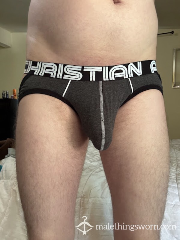 Grey Andrew Christian Jockstrap L