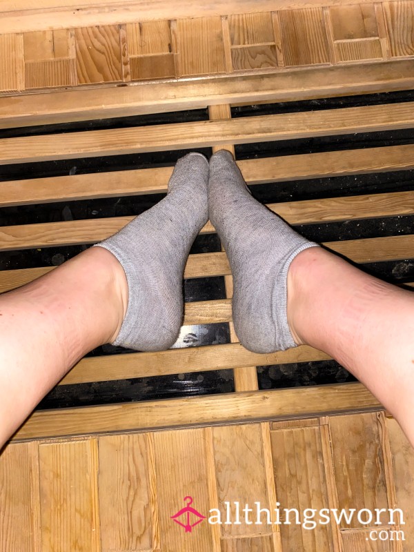 Grey Ankle Socks