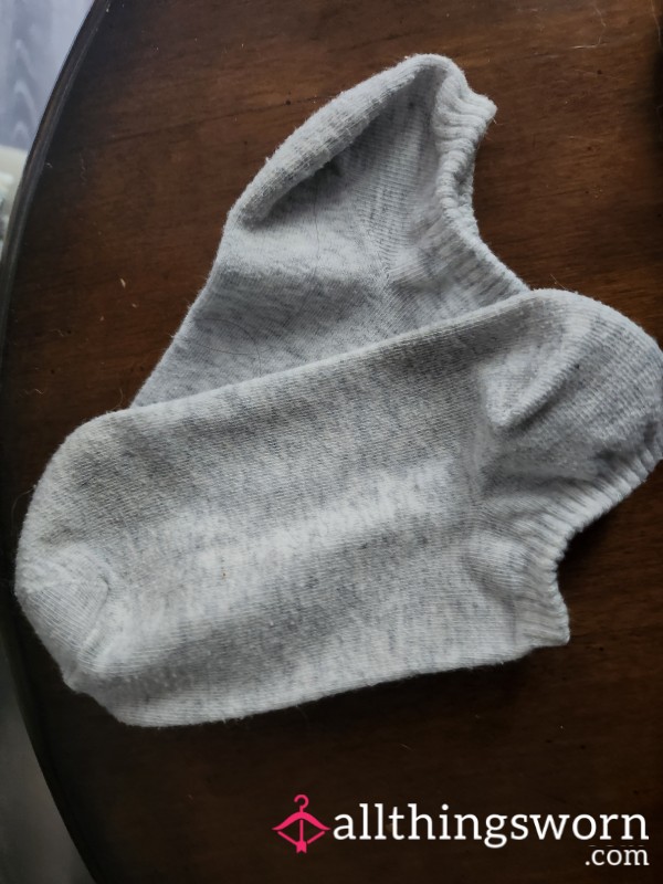 Grey Ankle Socks