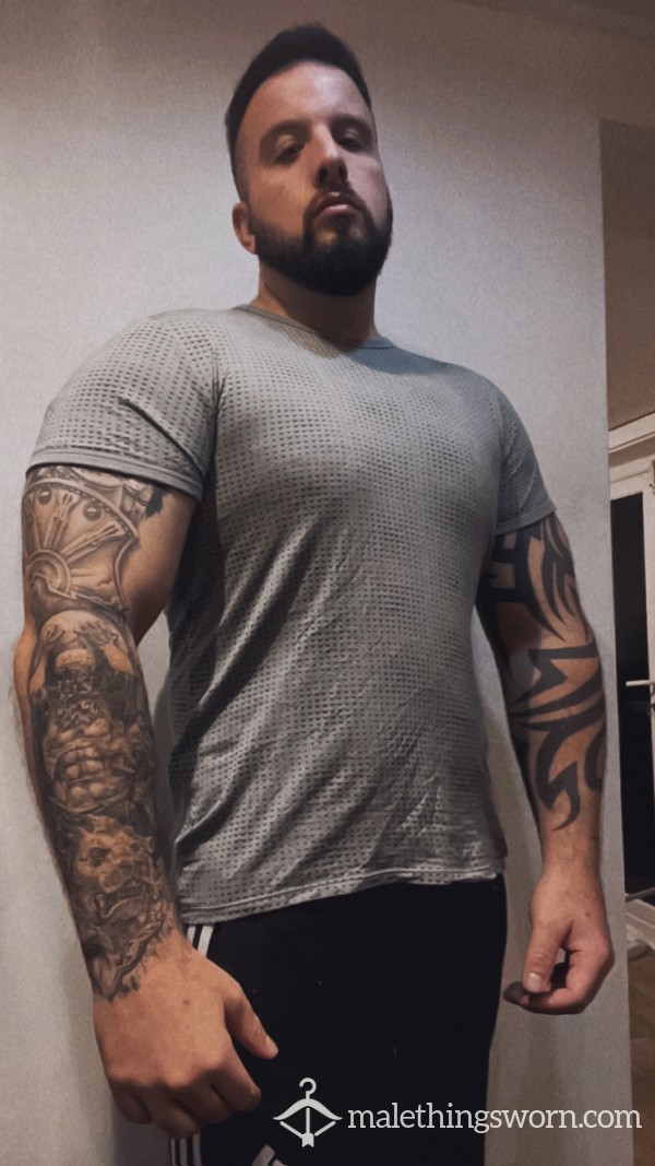 Grey Armani T-shirt, Well Worn